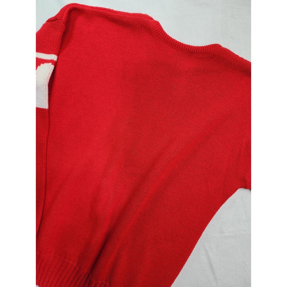 Cliff Engle St Louis Cardinals Med Crewneck Sweater MLB Baseball Red White 1980s - Picture 6 of 9